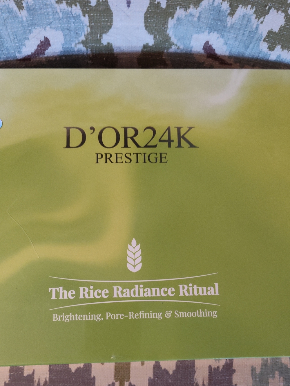NIB Rice Radiance Ritual Set Brightening, Poor Refining, Smoothing - Green